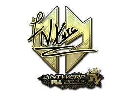 Sticker | fnx (Gold) | Antwerp 2022
