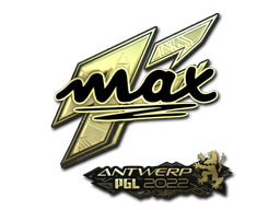 Sticker | max (Gold) | Antwerp 2022