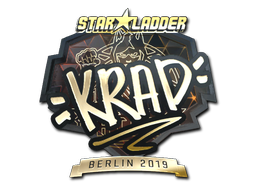 Sticker | Krad (Gold) | Berlin 2019