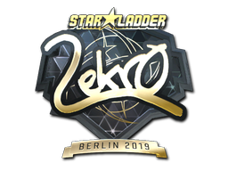 Sticker | Lekr0 (Gold) | Berlin 2019