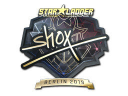 Sticker | shox (Gold) | Berlin 2019