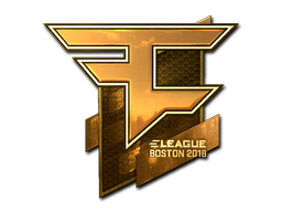 Sticker | FaZe Clan (Gold) | Boston 2018