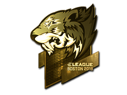 Sticker | Flash Gaming (Gold) | Boston 2018