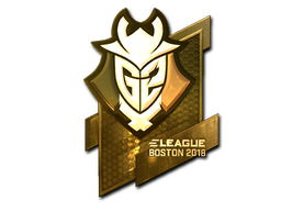 Sticker | G2 Esports (Gold) | Boston 2018