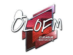 Sticker | olofmeister (Foil) | Boston 2018