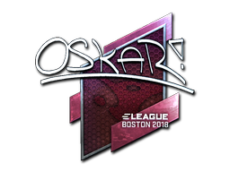 Sticker | oskar (Foil) | Boston 2018