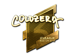 Sticker | coldzera (Gold) | Boston 2018