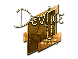 Sticker | device (Gold) | Boston 2018