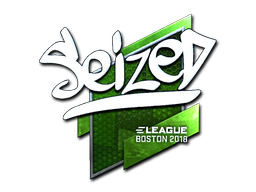Sticker | seized (Foil) | Boston 2018