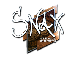 Sticker | Snax (Foil) | Boston 2018