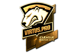 Sticker | Virtus.Pro (Gold) | Boston 2018