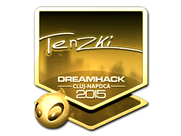 Sticker | tenzki (Gold) | Cluj-Napoca 2015