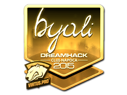 Sticker | byali (Gold) | Cluj-Napoca 2015
