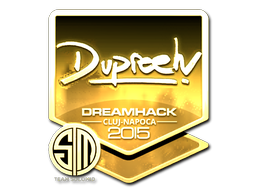 Sticker | dupreeh (Gold) | Cluj-Napoca 2015