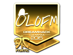 Sticker | olofmeister (Gold) | Cluj-Napoca 2015