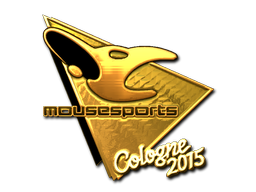 Sticker | mousesports (Gold) | Cologne 2015
