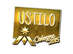 Sticker | USTILO (Gold) | Cologne 2015
