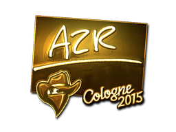 Sticker | AZR (Gold) | Cologne 2015