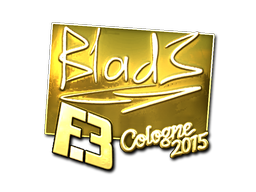 Sticker | B1ad3 (Gold) | Cologne 2015