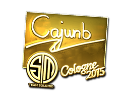 Sticker | cajunb (Gold) | Cologne 2015