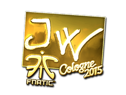 Sticker | JW (Gold) | Cologne 2015