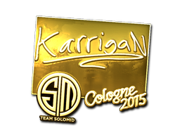 Sticker | karrigan (Gold) | Cologne 2015