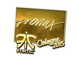 Sticker | pronax (Gold) | Cologne 2015
