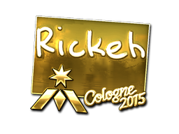 Sticker | Rickeh (Gold) | Cologne 2015