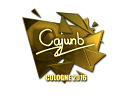 Sticker | cajunb (Gold) | Cologne 2016