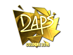 Sticker | daps (Gold) | Cologne 2016