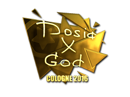 Sticker | Dosia (Gold) | Cologne 2016