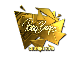 Sticker | pashaBiceps (Gold) | Cologne 2016