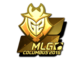 Sticker | G2 Esports (Gold) | MLG Columbus 2016