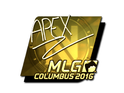 Sticker | apEX (Gold) | MLG Columbus 2016
