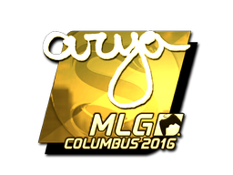 Sticker | arya (Gold) | MLG Columbus 2016