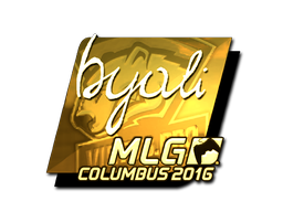 Sticker | byali (Gold) | MLG Columbus 2016