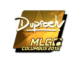 Sticker | dupreeh (Gold) | MLG Columbus 2016
