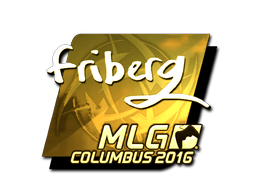 Sticker | friberg (Gold) | MLG Columbus 2016