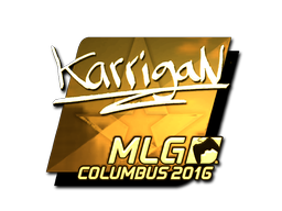 Sticker | karrigan (Gold) | MLG Columbus 2016