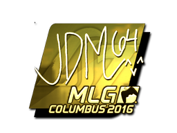 Sticker | jdm64 (Gold) | MLG Columbus 2016