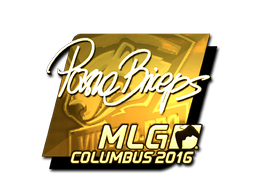 Sticker | pashaBiceps (Gold) | MLG Columbus 2016