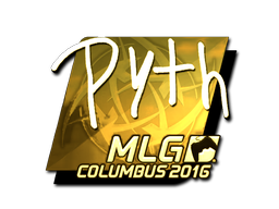 Sticker | pyth (Gold) | MLG Columbus 2016