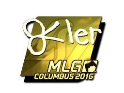 Sticker | reltuC (Gold) | MLG Columbus 2016