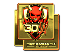 Sticker | 3DMAX (Gold) | DreamHack 2014