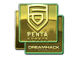 Sticker | PENTA Sports (Gold) | DreamHack 2014