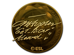 Sticker | GeT_RiGhT (Gold) | Katowice 2019
