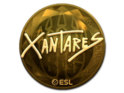 Sticker | XANTARES (Gold) | Katowice 2019