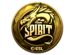 Sticker | Team Spirit (Gold) | Katowice 2019