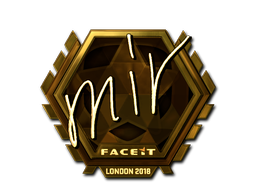 Sticker | mir (Gold) | London 2018