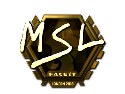 Sticker | MSL (Gold) | London 2018
